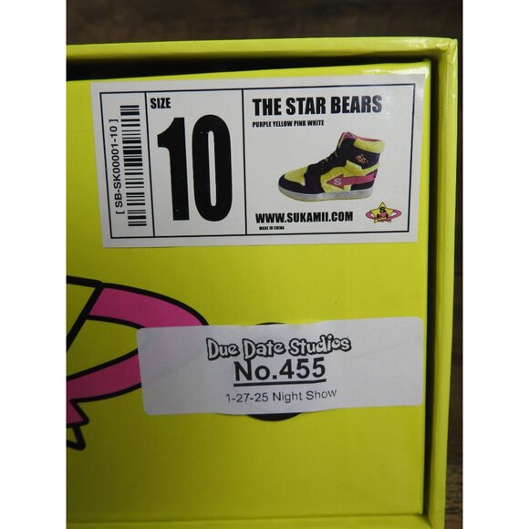 Sukamii High Tops THE STAR BEAR Designer Sneakers OG Box Brand New Men's Size 10 - Picture 9 of 9